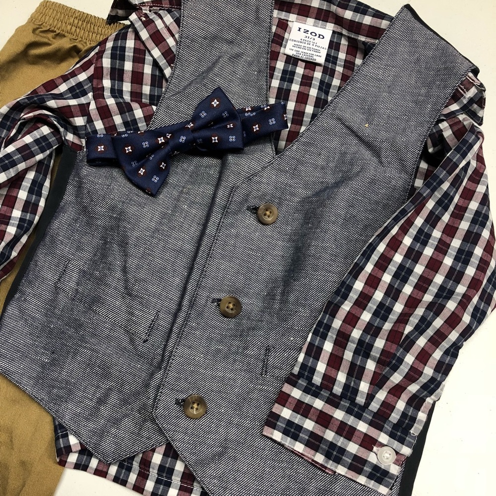 IZOD Toddler Boy’s 4 piece suit